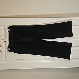 7th Avenue New York &Company Pants Black Size 0 Ribbon Tie Belt Wide Leg Palazzo
